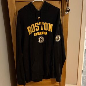 MENS Boston Bruins Hockey Black Hoodie